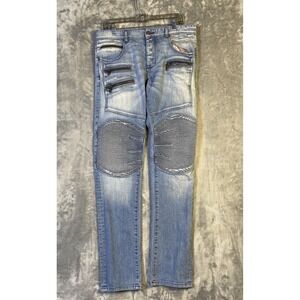 Rockstar Original RSM 244 ORT Mens Size 32 X 34 Signature Biker Moto  Jeans